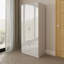 Brendle 2 Door 2 Drawer Combi Wardrobe - High Gloss Front, Soft Close Doors, Polished Metal Handles-39703058
