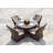 Algird 4 - Person Wicker Patio Dining Set with Square Table , Cushions Included-25359343