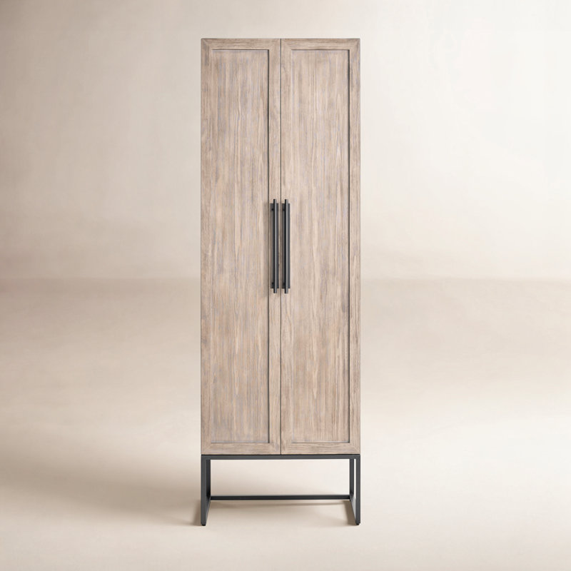 Baxley Solid Wood Armoire, Bronze