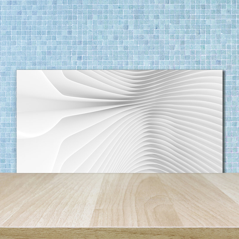 Beke 50cm W x 100cm L Glass Peel and Stick Panel