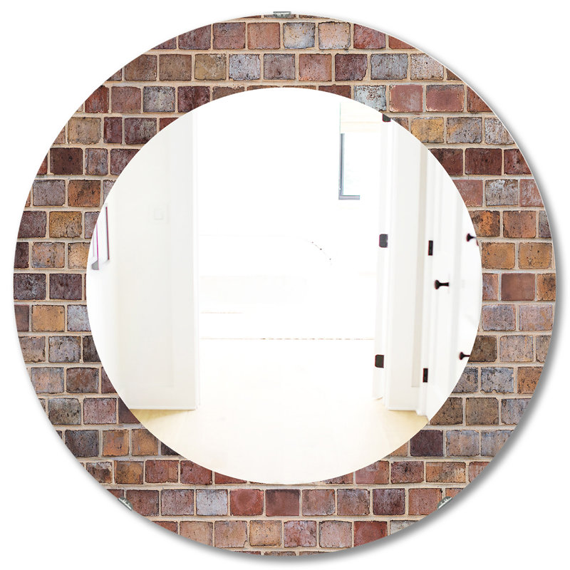 Miroir d'appoint Mid-Century, H 31,5 po x l po, Géométrique 2