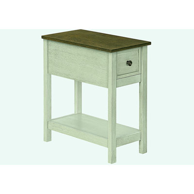 Decorative table, side table, double-layer, bedroom, living room storage drawers