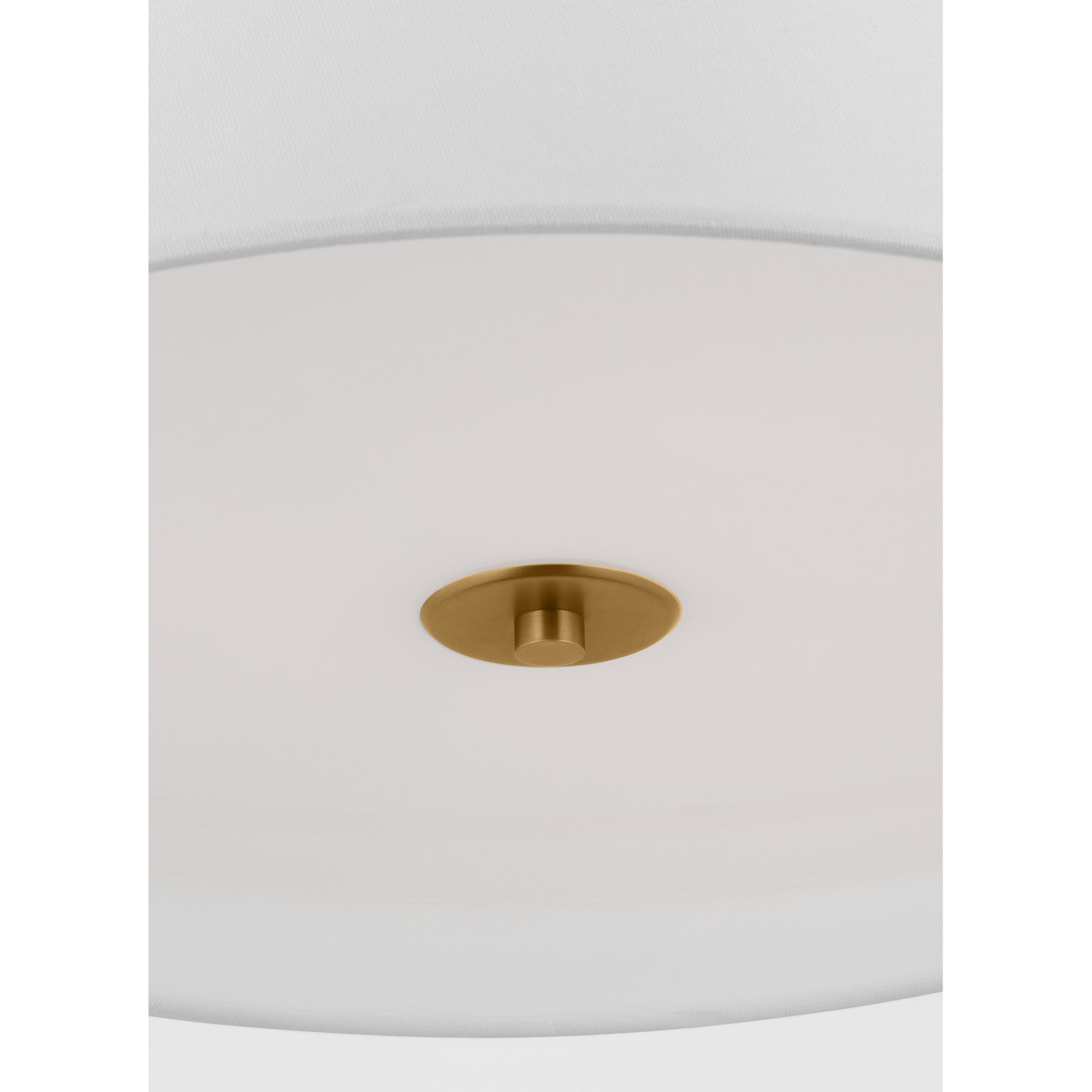 Daquavion Linen Steel Dimmable Pendant, 20.88" H x 18" W x 18" D, 3