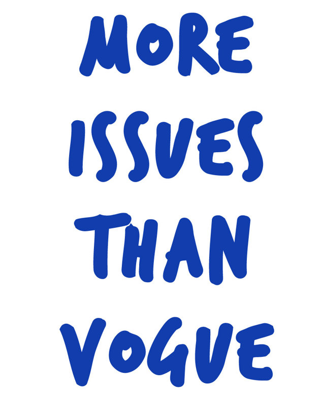Décalcomanie murale plus de problèmes que vogue, Bleu foncé, H 48 po x l 27 po x P 0,01 po