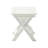 Hips Foldable Table And 2 Chairs , Rectangular White Outdoor Furniture For Practical Use Chair White, Includes