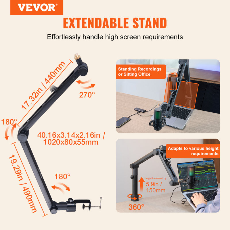VEVOR Single Screen Desktop Mount