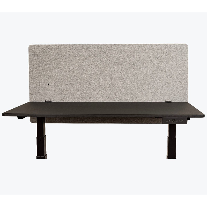 Panneau d'intimité pour bureau 1 panneau Reclaim Acoustique, Gris, 48 po