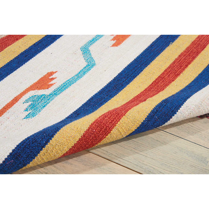 Bridgemon Striped Indoor Rug, Rectangle 5' x 7'