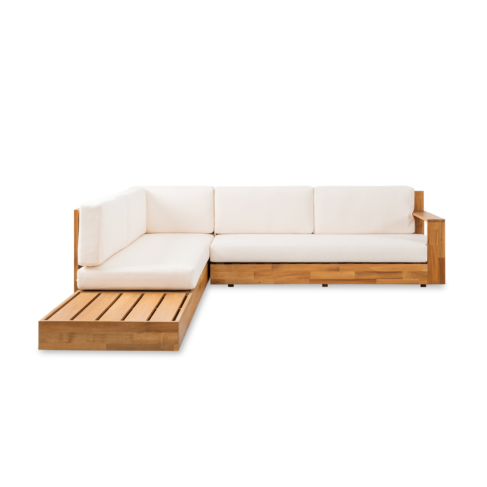 Witt 5-Person Acacia Patio Seating Group, No