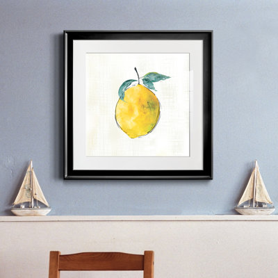 Happy Lemon - peinture encadrée