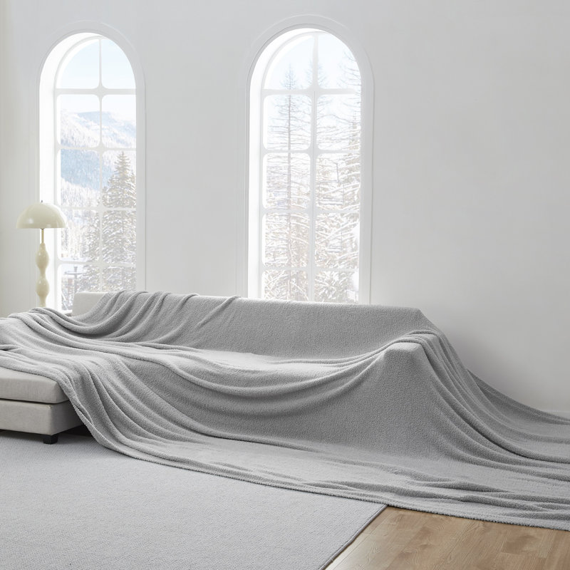 Surdimensionné Coma, Gris, L 115 po x L 180 po