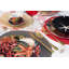 Round pieces of gray placemats 36cm-970908998