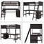 Lit mezzanine simple Kahlif Kids-1874605391