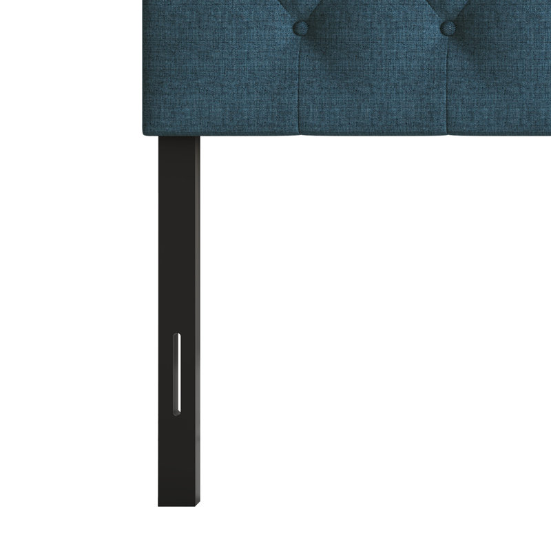 Tête de lit tapissier Gunnison, Blue, Twin