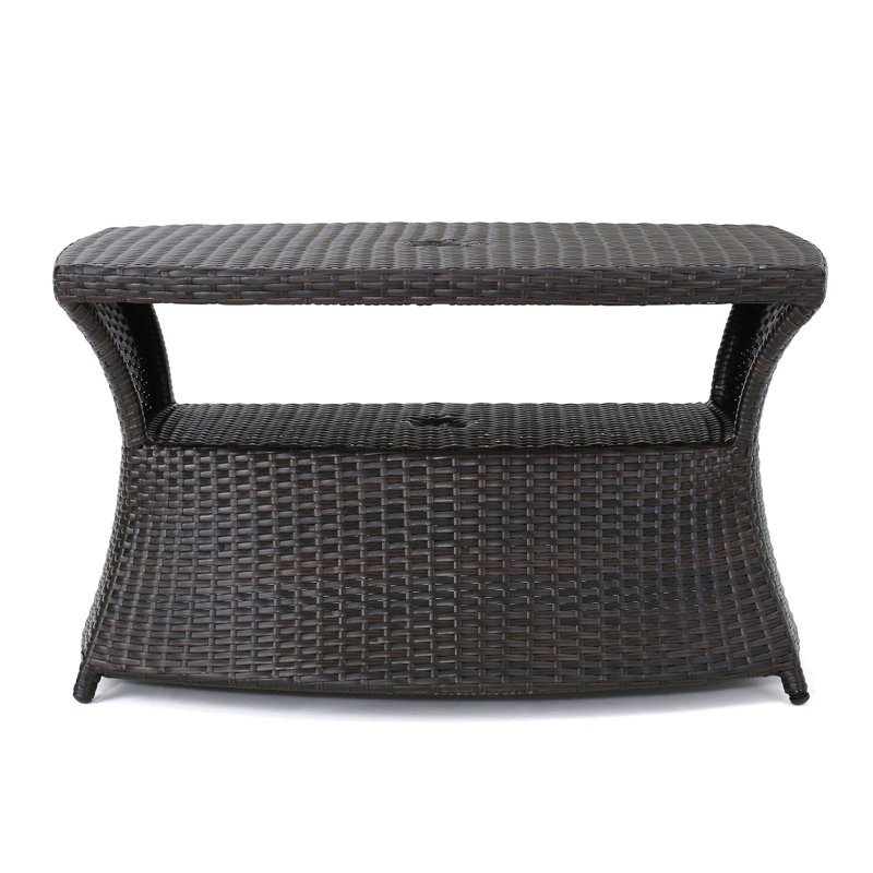 Table d'appoint Berkeley, Brun