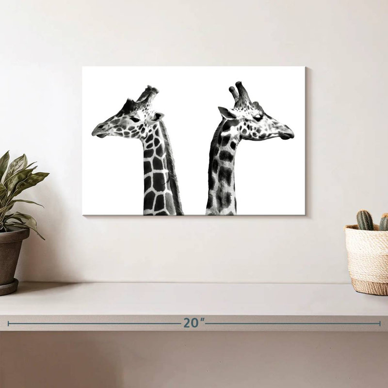 Brampt Giraffe Opposition, 8" H x 12" W