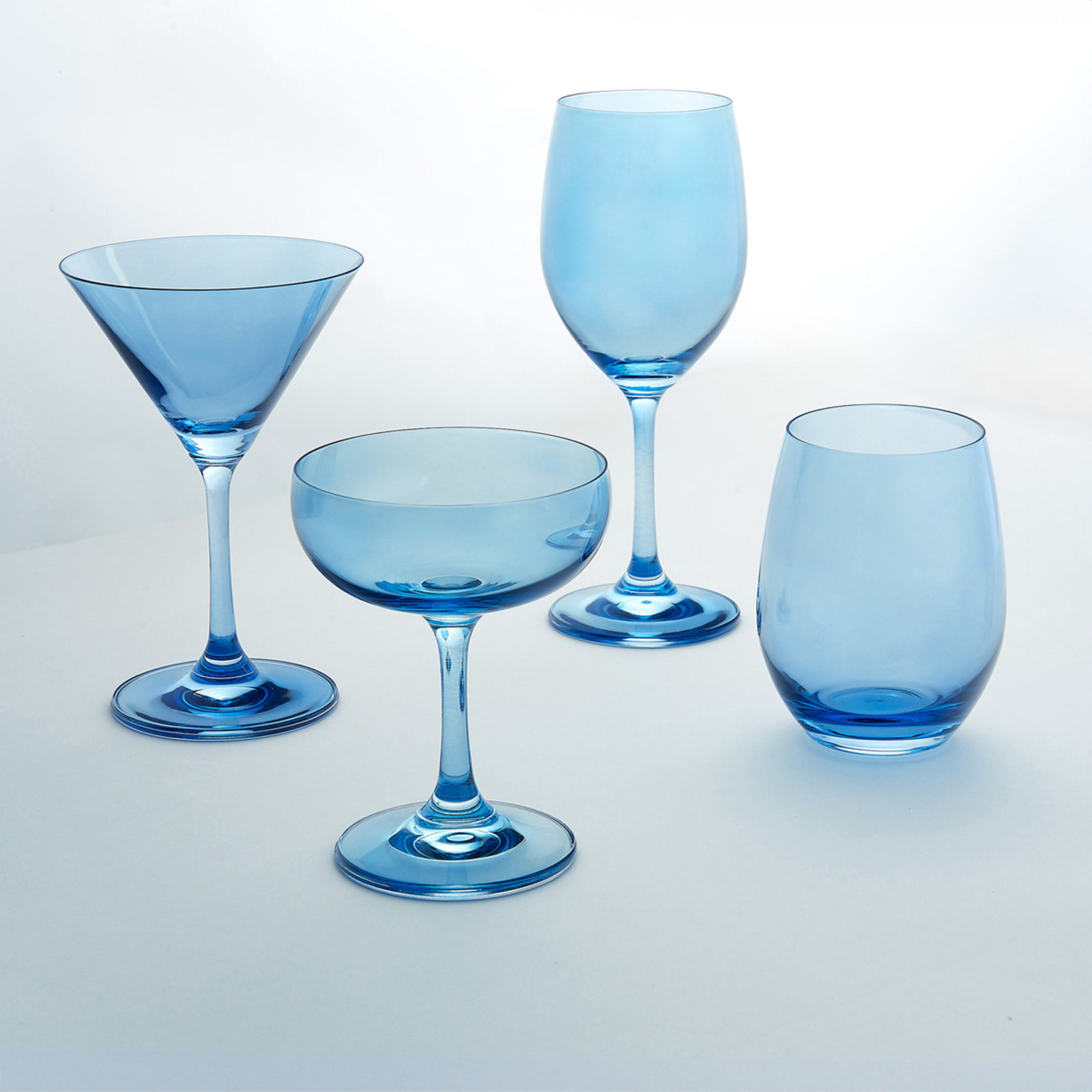 Veneto Crystal Stemless Wine Glass, Frost
