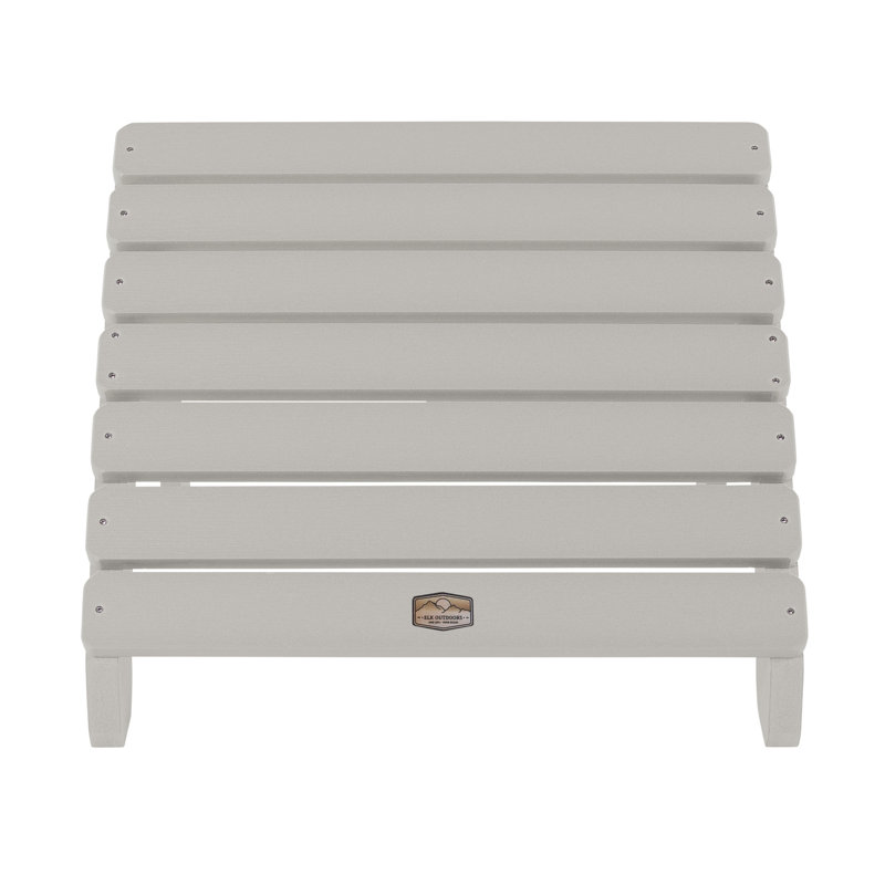 Newberg Outdoor Ottoman, Harbour Grey