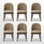 Chaises de salle à manger rembourrées-104469026-104469027