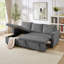Canapé-lit modulaire luxueux en L-1826493958