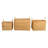 Square Rattan Baskets with Handles