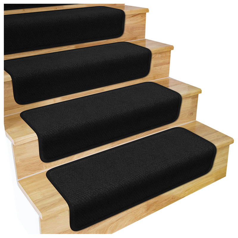 Tapis d'escalier Bhupinder, Noir