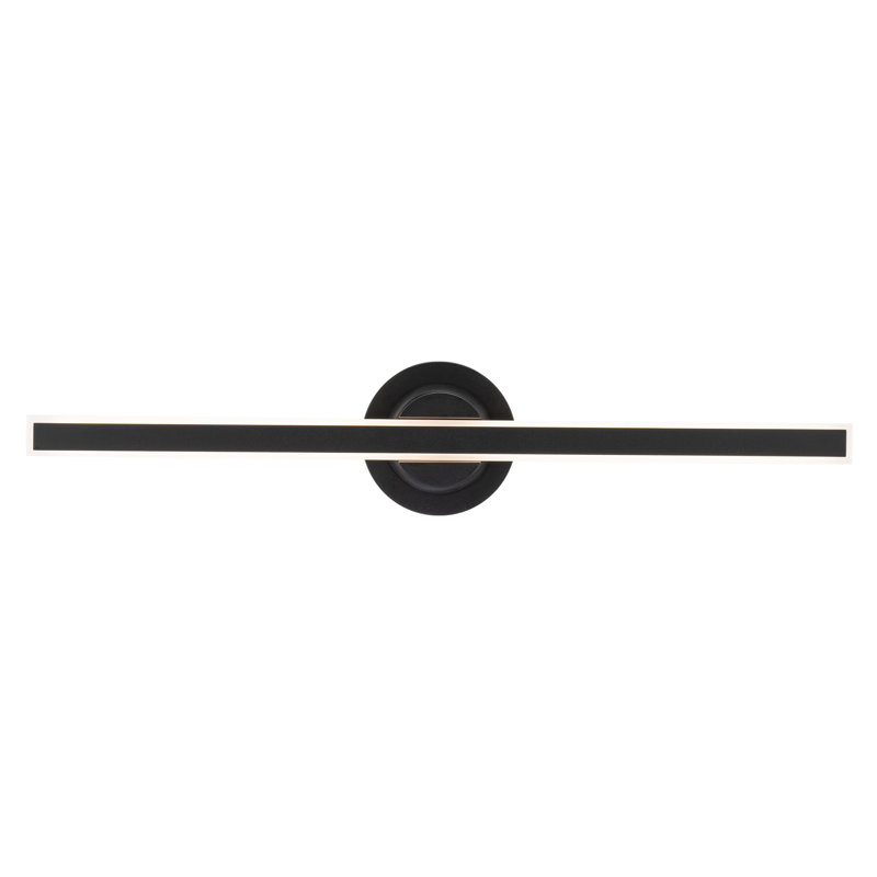 Bastone 1 - Light LED Bath Bar, Black, 4000K, 26'' W