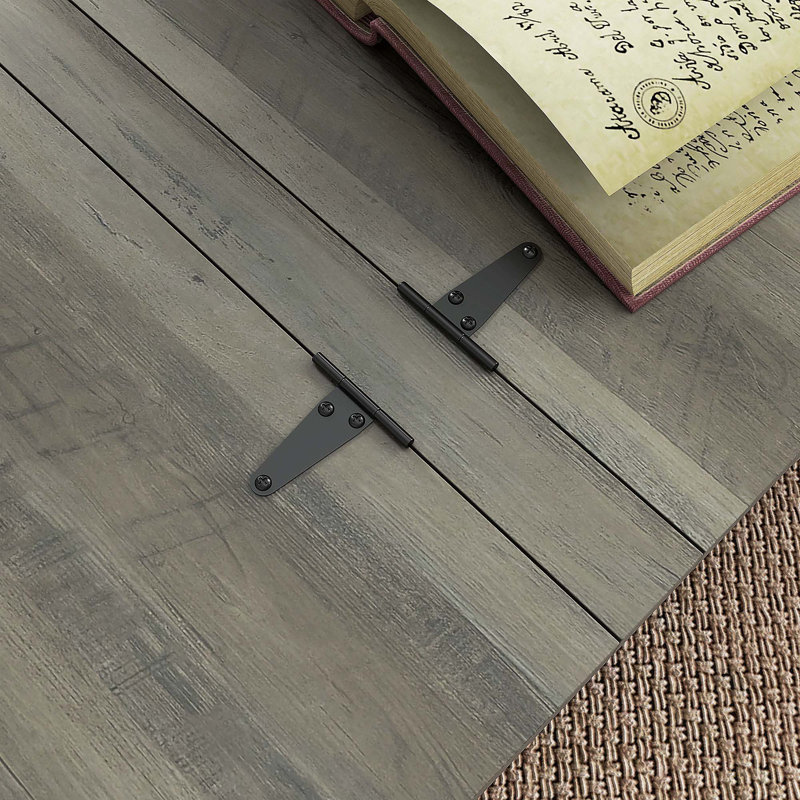 Square Farmhouse Coffee Table, Gray