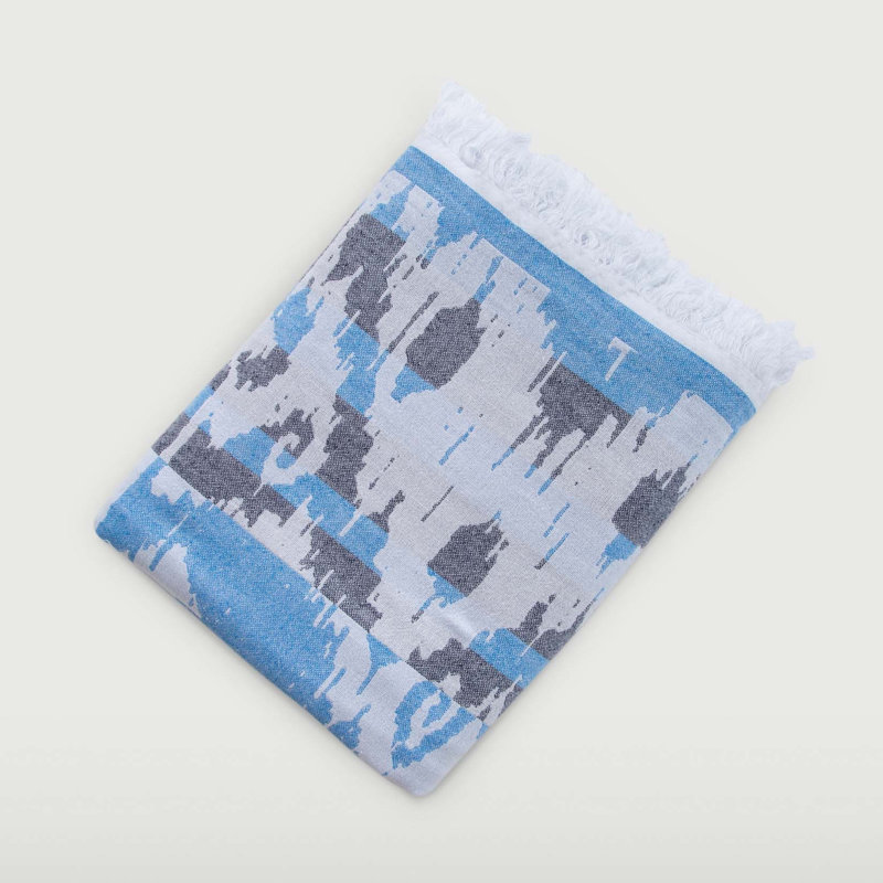 Serviette de plage 100% coton Thao