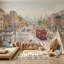 Papier peint Street Intersection Cityscape-1606787378-1606787385
