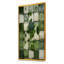 Carreaux floraux verts botaniques IV - Décoration murale abstraite en carreaux-488731443-522504242