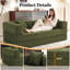 Canapé-lit pliable de 78 po, canapé-lit futon 4-en-1, canapé-lit convertible en mousse à mémoire de forme, canapé avec accoudoir de soutien pour le dossier du salon-281004361