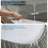 Quilted Elastic Fitted Polyester Waterproof Mattress Pad Upto 16 Inches Deep Pocket-266139982-191002031