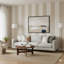 Ornamenta Collection Wide Stripe Wallpaper Roll-417843687