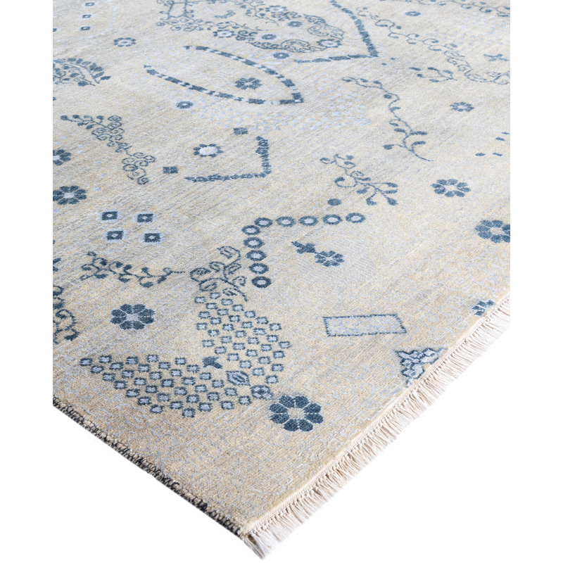 Overdyed One-of-a-Kind 8' 1" X 10' 2" Hand Knotted Area Rug