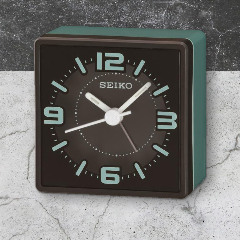 QHE091ZLH Alarm Clock, Green, Green