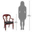 Fauteuil en cuir Simsbury Manor