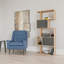 172.7cm H Baptistin Geometric Bookcase-57692659