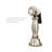 Whitehaus Collection Bridge Faucet with Gooseneck Swivel Spout and Solid Brass Side Spray-35982719-93456964