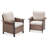 Coady All-Weather Wicker Outdoor Wide Armrest Lounge Chairs With Cushions (Set Of 2)-213257907