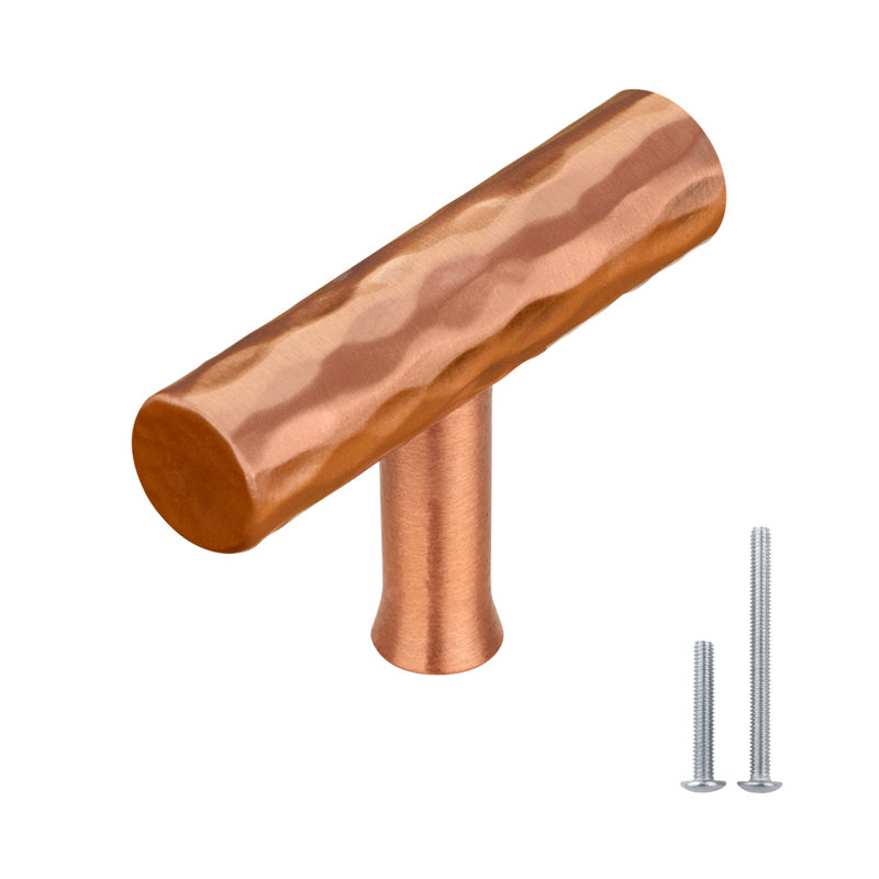 Paquet de 2 poignées de barre multiples, Cuivre martelé