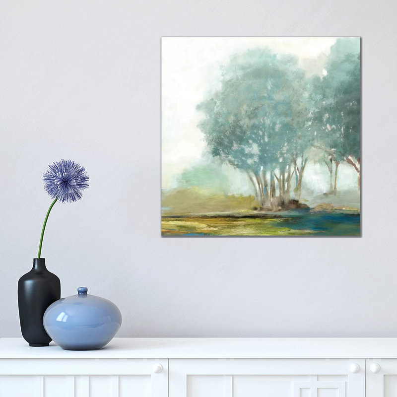 Blueberry Hill II, Square by Allison Pearce - Painting on Canvas, Wrapped Canvas, 45.72 cm H x 45.72 cm W x 1.91 cm D