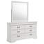 Commode 6 tiroirs avec miroir -1395515155