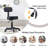 Kylis Backed Adjustable Height Industrial Stool Wheels-2049499967