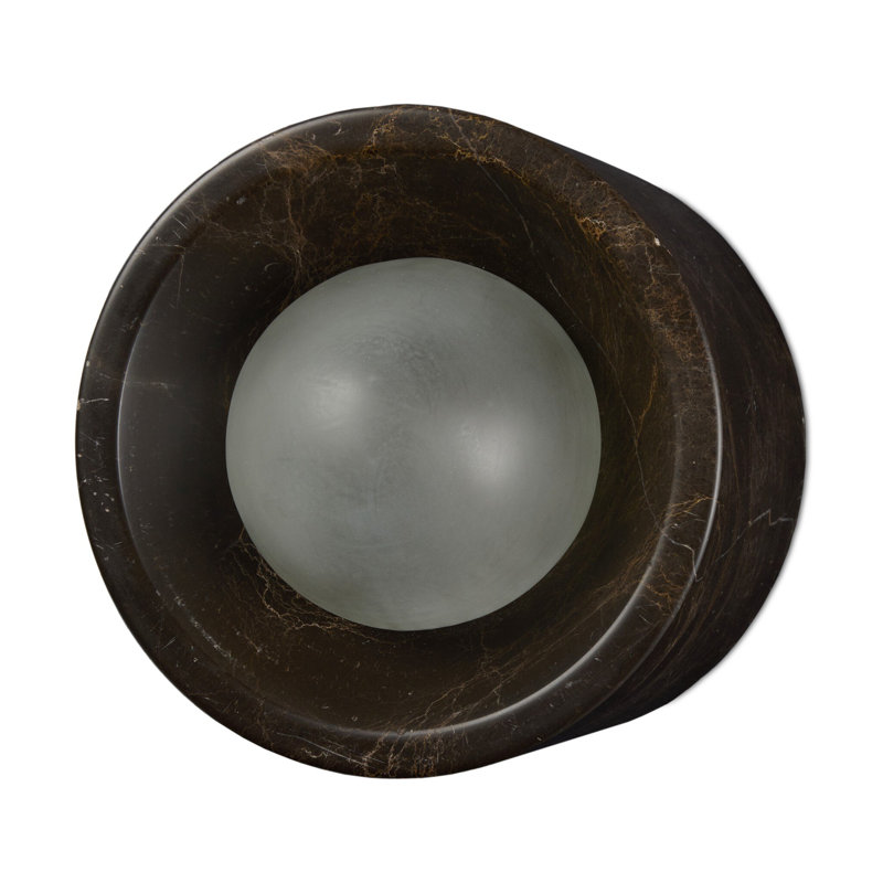 Fargo Sconce-Brown Italian Marble