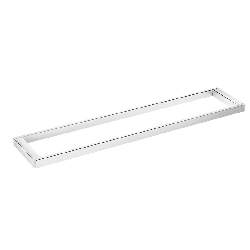 Karn Metal Floating Shelf with Towel Bar