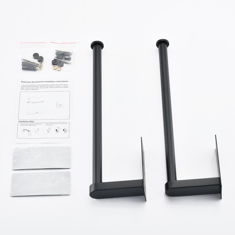 2-piece Under Cabinet Wall-mount Paper Towel Holder