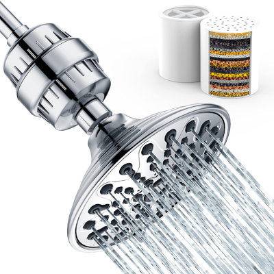Pomme de douche avec filtre de douche à 20 niveaux