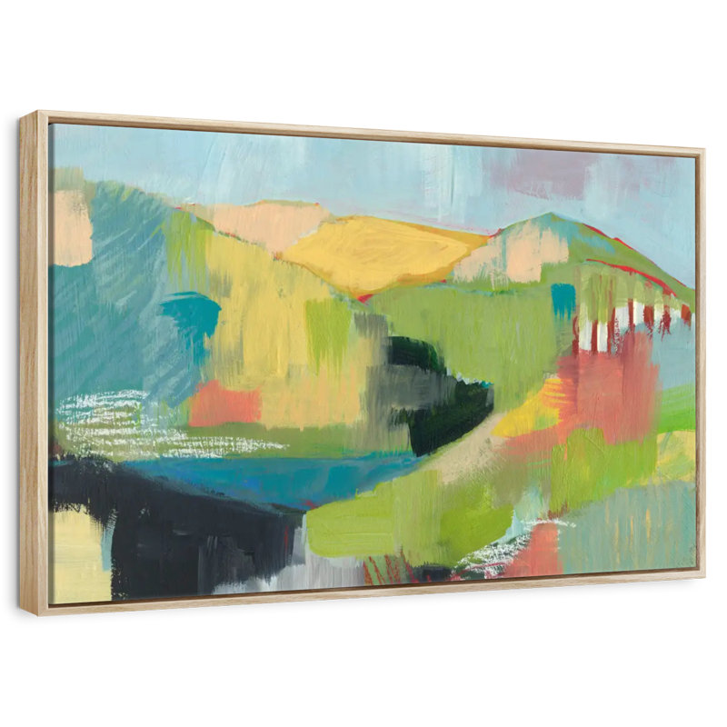 Pointe, Cadre flottant en bois naturel, 43 po x 29 po