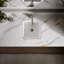 Verticyl Vitreous China Square Undermount Bathroom Sink with Overflow-234480803